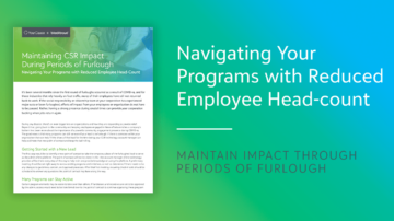 Navigating Your programs with reduced employee head count maintain a CSR impact